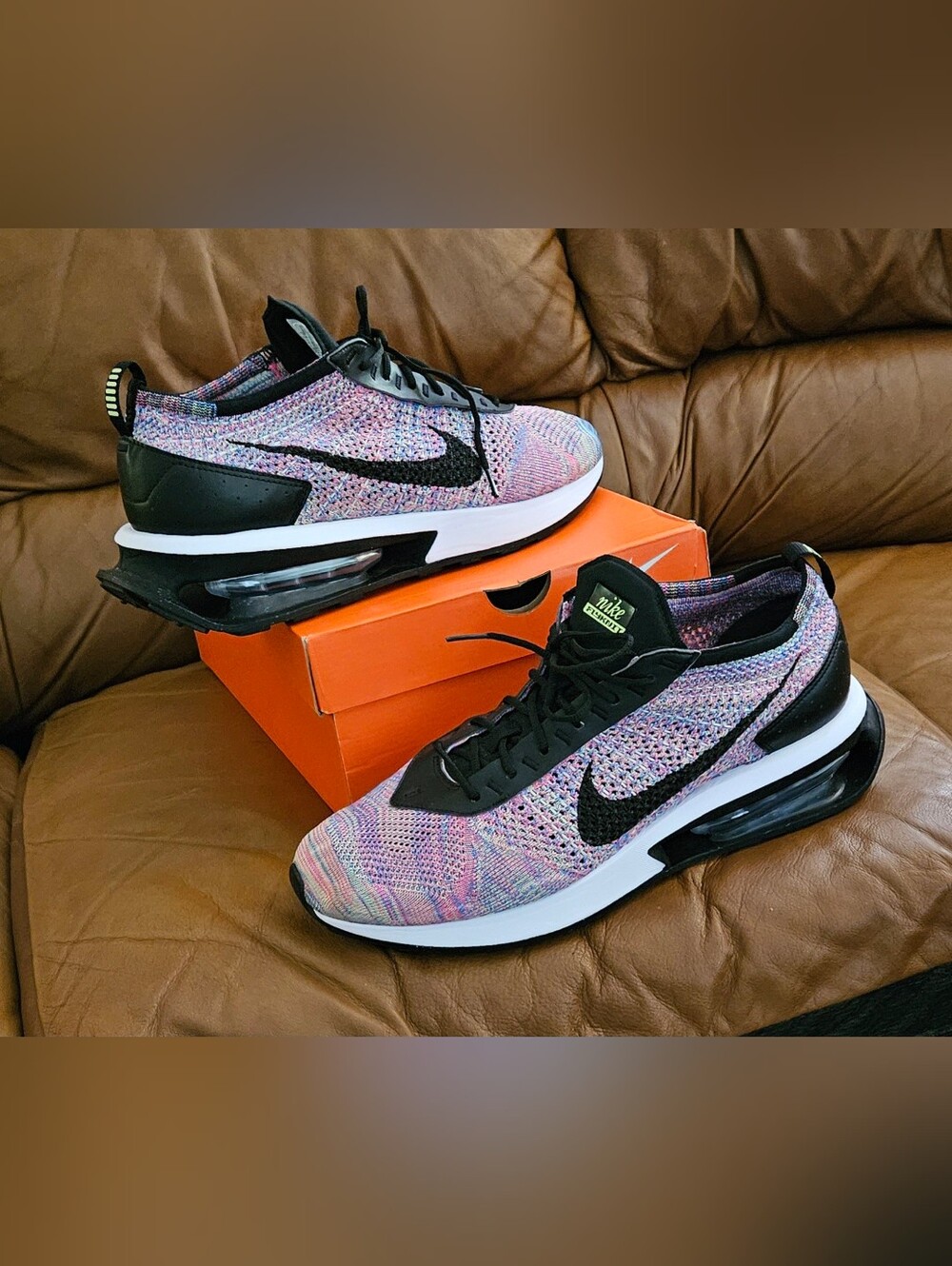 Men's Nike Air Max Flyknit Racer Multicolor Sneakers Size 13 (WORN ONCE)